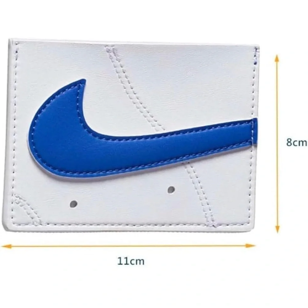 Nike Air Force 1 Unisex Slim Card Wallet Wheat/Wheat Leather Icon Swoosh